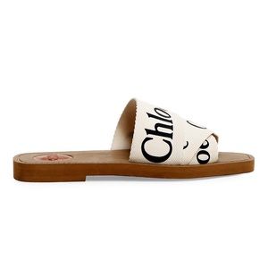 Chloe woody flat sandals